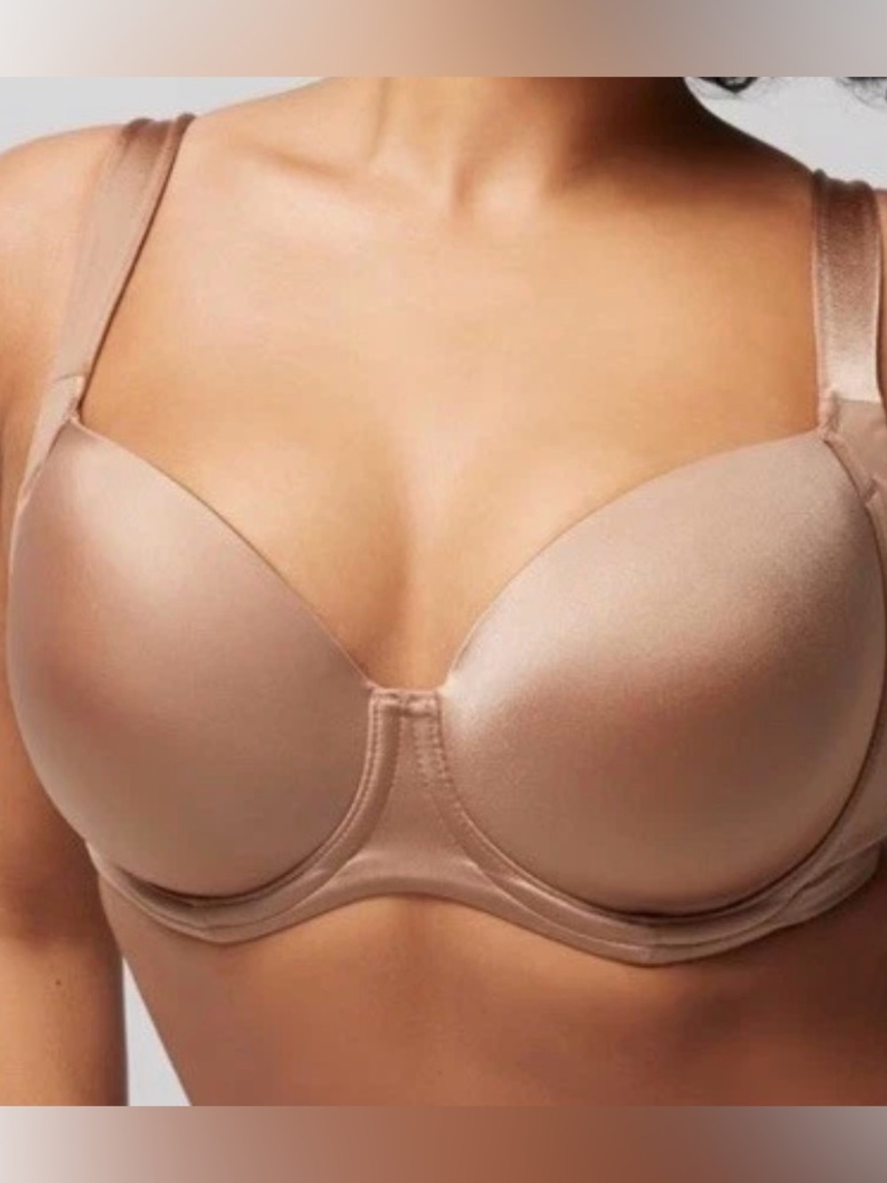 NWT Soma Stunning Support Smooth Full Coverage Bra 44G Tan Underwire Adjustable